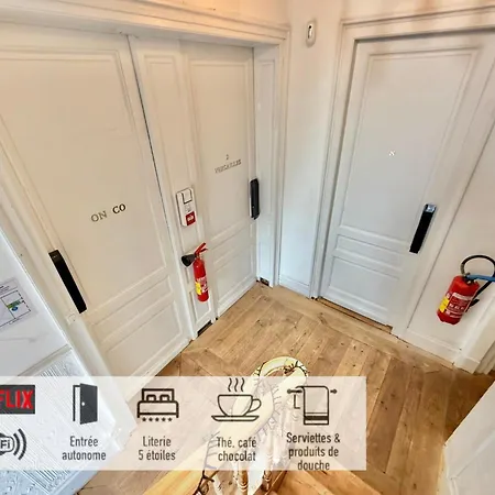 3 - Privative Autonome Avec Baignoire Et Tv Xl Netflix - Gare *